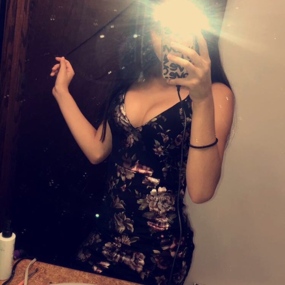 Low-cut dress